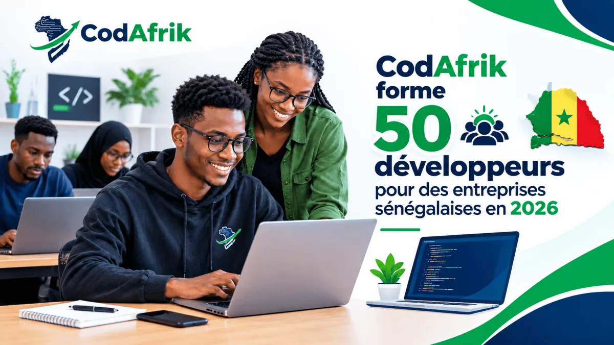 CodAfrik forme 50 développeurs pour des entreprises sénégalaises en 2026