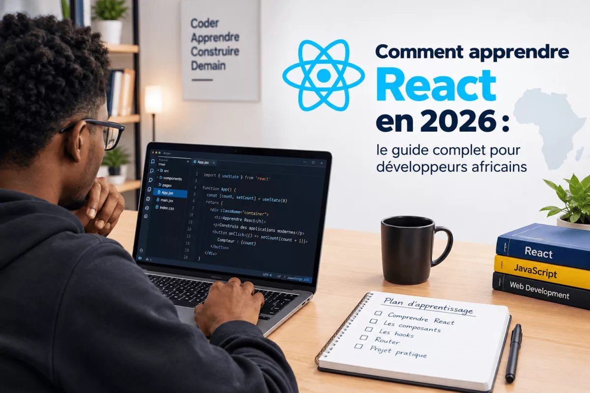 Comment apprendre React en 2026 : le guide complet pour développeurs africains